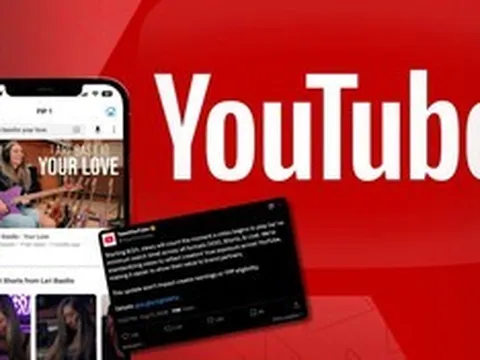 YouTube thay đổi cách tính lượt xem