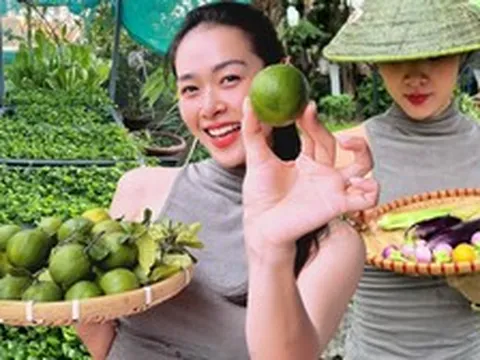 Khu vườn ngập trái cây trong căn nhà phố rộng 100m2 của Diệp Bảo Ngọc