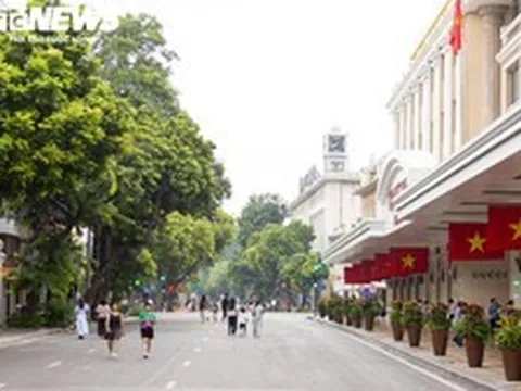 Phố phường Hà Nội, TP.HCM đỏ thắm sắc cờ dịp Quốc khánh 2/9