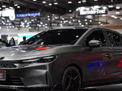 Cận cảnh Honda City bản mới “độ” theo phong cách xe đua