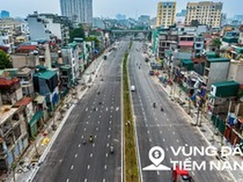 Ngắm tuyến đường rộng 8 làn giữa trung tâm Hà Nội: Mỗi m ngốn 3,5 tỷ đồng, thông xe dịp 2/9