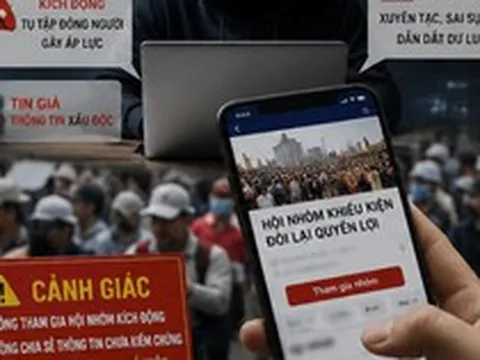 Cảnh báo chiêu mượn danh hỗ trợ pháp lý để kích động, lôi kéo người dân