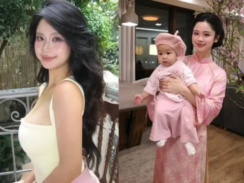 Cô gái Việt được báo Trung khen đẹp như Angelina Jolie, đẻ con xong đẹp nõn nà, dân tình ghen tỵ với bố đứa trẻ