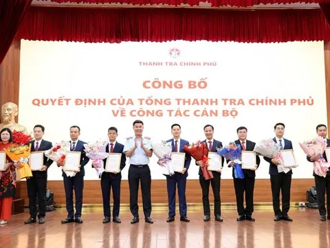 9 sĩ quan công an biệt phái về Thanh tra Chính phủ