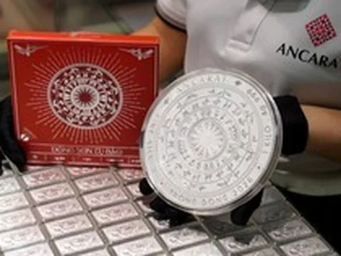 Giá bạc ngày 4/9 tại Ancarat, Bảo Tín Mạnh Hải, Sacombank, DOJI
