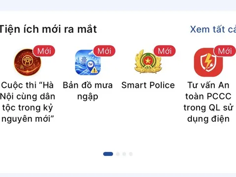Hà Nội vận hành "Bản đồ mưa ngập" trên ứng dụng iHanoi