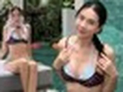 Cựu MC thời tiết làm dâu đại gia Bắc Ninh thả loạt ảnh biniki nuột nà, rời khỏi lâu đài là “bung lụa”