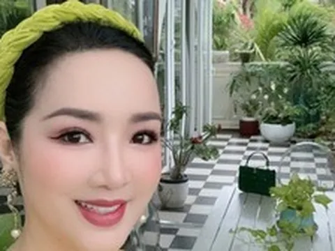 Vườn nhà 200m² của Hoa hậu Giáng My