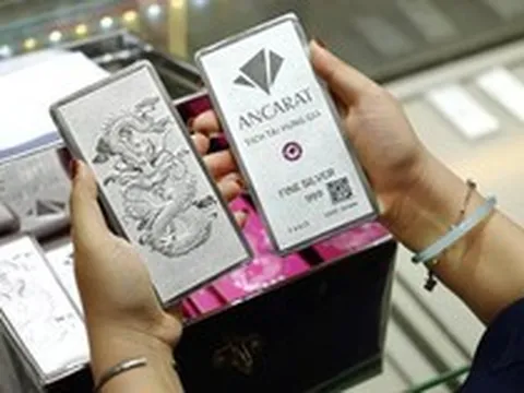 Giá bạc sáng ngày 8/9 tại Ancarat, DOJI, Bảo Tín Mạnh Hải, Sacombank
