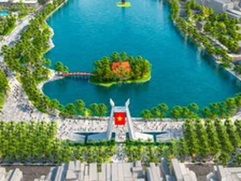 Toàn cảnh 'Khải Hoàn Môn' 36m đang gây tranh luận bên hồ Hoàn Kiếm