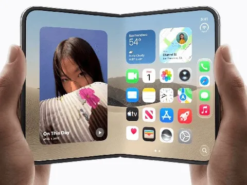 Apple lần đầu ra mắt điện thoại màn hình gập iPhone Duo