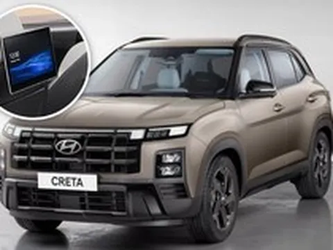 Hyundai Creta bản mới có giá quy đổi từ 300 triệu đồng, thêm màn hình gối đầu cảm ứng như xe sang