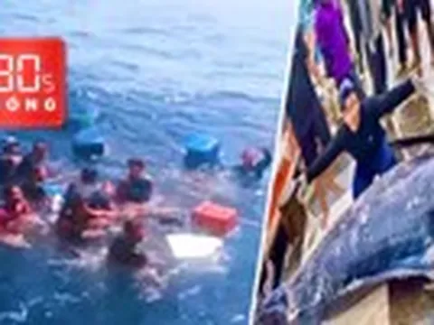 Bản tin 30s nóng: Cứu sống 32 ngư dân trôi dạt 4 ngày trên biển; Bắt được cá cờ kiếm 320kg