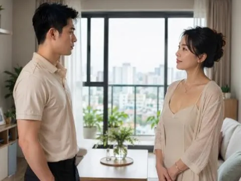 Nửa đêm được chị đồng nghiệp gọi sang nhờ sửa khóa cửa, tới nơi tôi mới ngã ngửa