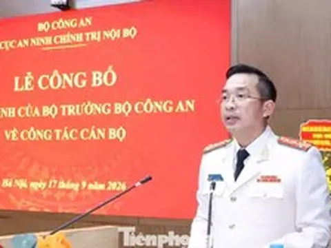Đại tá Nguyễn Đại Đồng giữ chức Cục trưởng Cục An ninh chính trị nội bộ