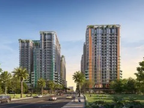Khám phá kiến trúc mang dấu ấn hoa mai của Tháp Mùa xuân tại FourS Tower