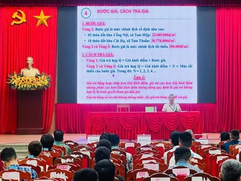 Xã Hát Môn cấm nhiều cá nhân tham gia đấu giá đất do trúng nhưng "bỏ cọc"