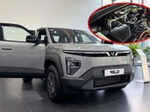Soi chi tiết VinFast VF Wild bản tiền thương mại tại đại lý: Bán tải REEV đầu tiên lộ nhiều trang bị thực dụng, có điểm giống VF 8