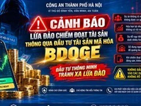 Cảnh báo lừa đảo thông qua đầu tư tài sản mã hóa BDOGE