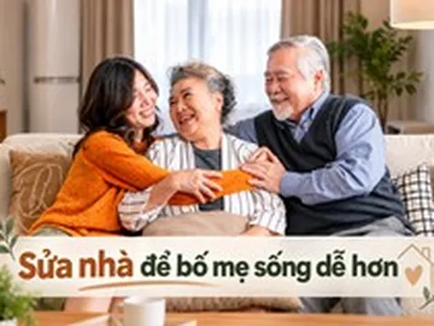 Cô gái cải tạo lại nhà sau khi bố mẹ già chuyển đến sống cùng: 6 thay đổi khiến ai có người lớn tuổi cũng nên tham khảo