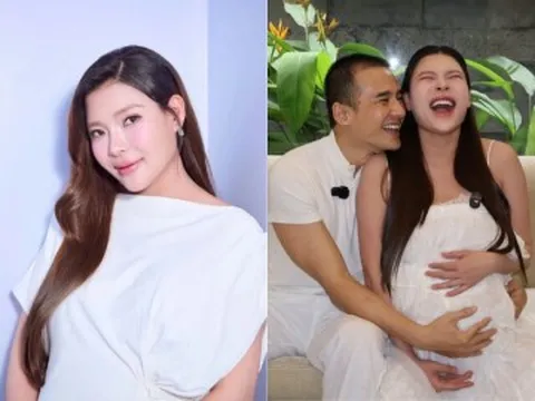 Thúy Diễm "không màng ngoại hình" ở tháng cuối thai kỳ