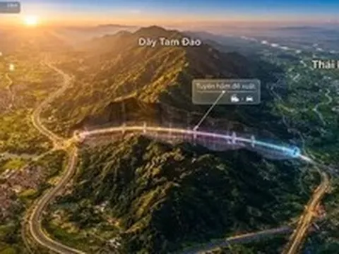 Thái Nguyên ‘chốt’ xây dựng tuyến đường hầm xuyên núi Tam Đảo
