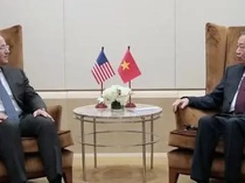 Tổng Bí thư, Chủ tịch nước Tô Lâm tiếp đại diện một số tập đoàn kinh tế tại Hoa Kỳ