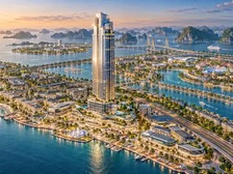 Ông Phạm Nhật Vượng tiếp tục cho xây thêm 1 tòa tháp 45 tầng giữa đảo giải trí - thương mại của miền Bắc: Được ví như "trái tim" của siêu dự án 456.639 tỷ đồng, mô hình tương tự ở Singapore, San Francisco