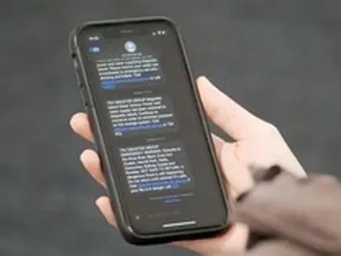 Cơ quan Thuế yêu cầu người dân kiểm tra lại ngay tin nhắn SMS với nội dung sau