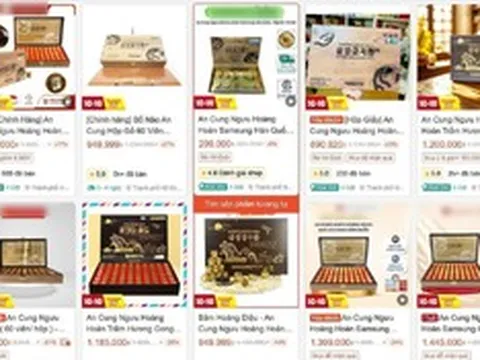Bộ Y tế yêu cầu Shopee gỡ An cung ngưu hoàng hoàn nếu vi phạm quy định