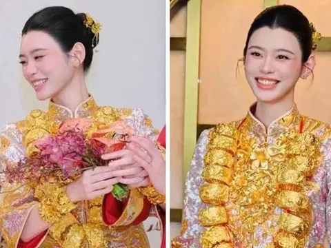 Siêu mẫu được mẹ chồng tặng quà cưới 22 chiếc vòng vàng trị giá 10 tỷ đồng