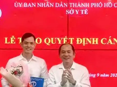 Sở Y tế TPHCM có Chánh văn phòng mới sau gần 2 năm bỏ trống