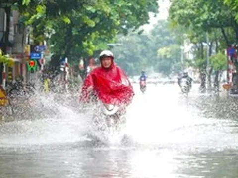 Nâng mức cảnh báo mưa lớn ở miền Bắc