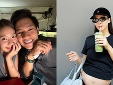 Nhan Phúc Vinh chăm Khả Ngân như “chăm em bé”, xin phép vợ bầu đi leo núi mà tình cỡ này