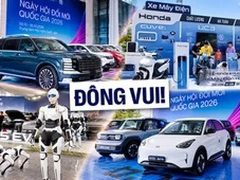 Khai mạc VIMS 2026: Khách đến từ trước giờ mở cửa, khu trưng bày và khu lái thử kín người tham quan
