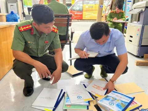 Quán photocopy ở Đồng Tháp in lậu sách giáo khoa, giáo trình của 3 NXB