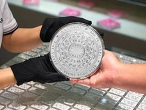 Giá bạc ngày 6/10 giảm mạnh tại Ancarat, DOJI, Bảo Tín Mạnh Hải, Sacombank