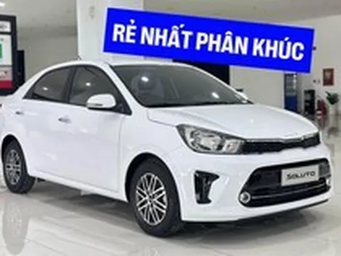 Kia Soluto giảm giá còn dưới 300 triệu đồng: Rẻ nhất phân khúc nhưng cấu hình hộp số không dành cho số đông