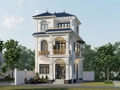 Chi phí xây nhà mái Nhật 2 tầng 1 tum 100m² bao nhiêu?