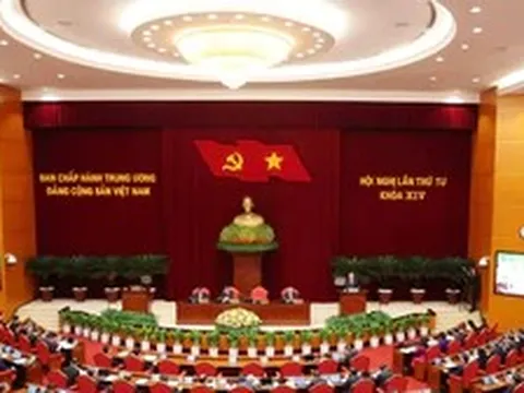 Thông báo Hội nghị lần thứ tư Ban Chấp hành Trung ương Đảng khóa XIV