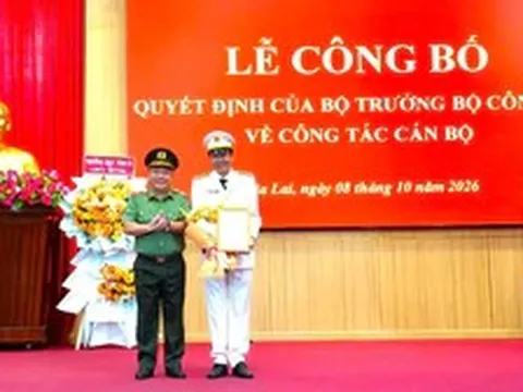 Bộ trưởng Bộ Công an bổ nhiệm, biệt phái Phó Giám đốc Công an tỉnh Gia Lai