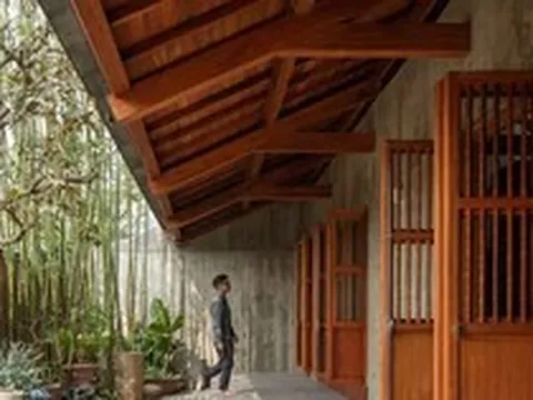 Thiết kế ngôi nhà 300m² kết hợp kiến trúc truyền thống và hiện đại