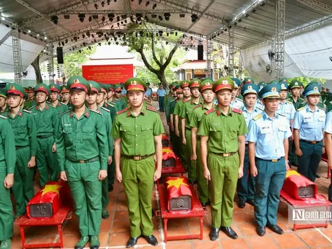 Tp.HCM tổ chức lễ truy điệu và an táng 731 hài cốt liệt sĩ quy tập tại Công viên Lê Thị Riêng
