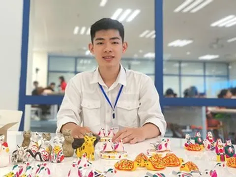 Sợ nghề xưa thất truyền, chàng trai Bắc Ninh bỏ việc về nặn phỗng đất với ông nội