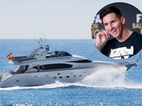 Du thuyền của Messi