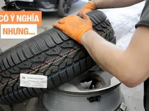 Bí mật dải màu xanh, đỏ, vàng trên lốp xe mới, không đơn giản chỉ có cho đẹp