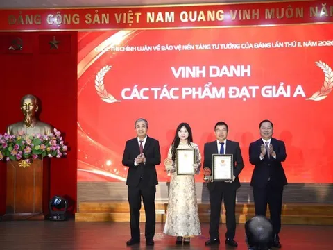 Trao giải cho 47 tác phẩm Cuộc thi chính luận về bảo vệ nền tảng tư tưởng của Đảng
