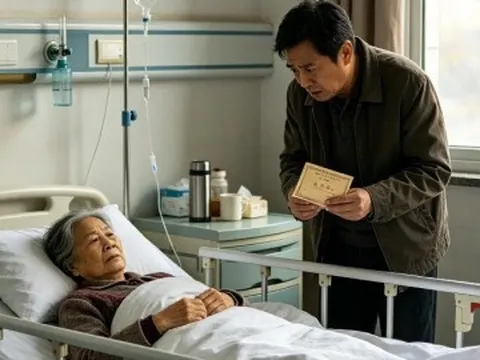 Nói dối con trai về khoản lương hưu hàng tháng, ngày ốm nhập viện tôi rút ra cuốn sổ tiết kiệm khiến mặt con biến sắc