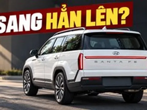 Hyundai Santa Fe 2027 để lộ thêm nhiều chi tiết mới: Đèn hậu dọc như Range Rover, mặt trước cũng thay đổi rõ nét