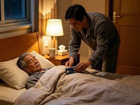 Ngủ lại nhà con gái, nửa đêm con rể âm thầm bỏ một thứ vào ví bố vợ, 3 câu nói đã "cứu tôi"